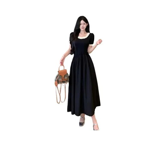 SNZX Короткий рукав Платье Женское