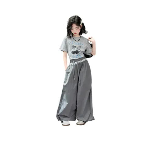 Guldoeleph Повседневная Спортивная Одежда 2 Предмета Комплект Серый Детский