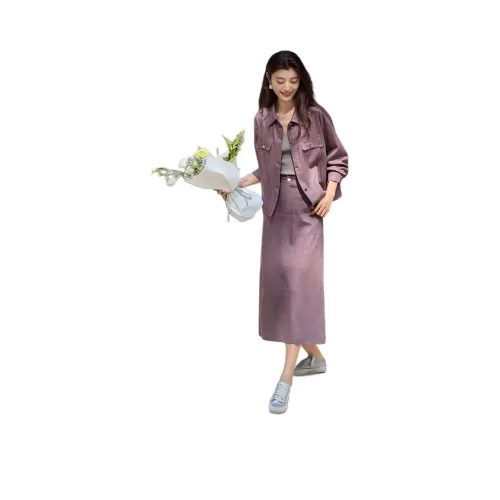 XWI Фиолетовый Женские Комплекты с юбкой