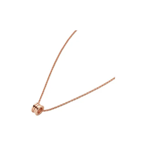 BVLGARI B.Zero1 Series 18К Розовое золото Ожерелье Унисекс