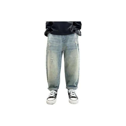 TONGGENI Синие Джинсы для школьного возраста