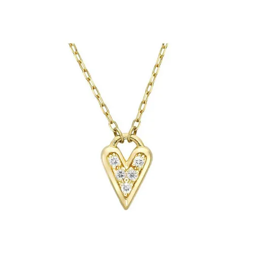 STAR JEWELRY K10 Бриллиантовые ожерелья Женские Золото