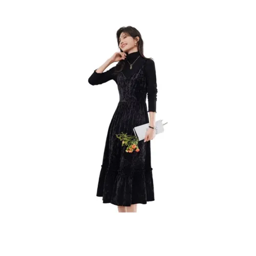 XINFEIYU Комплект с юбкой Женские Черный