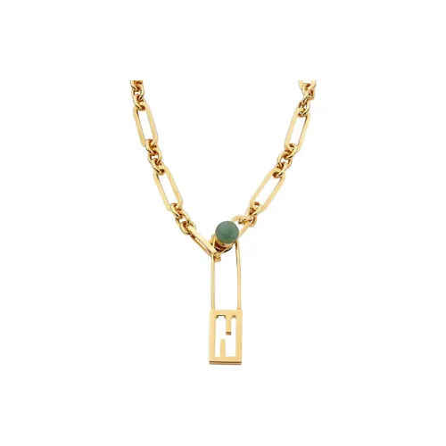 FENDI Metal Necklaces Золотой Женские