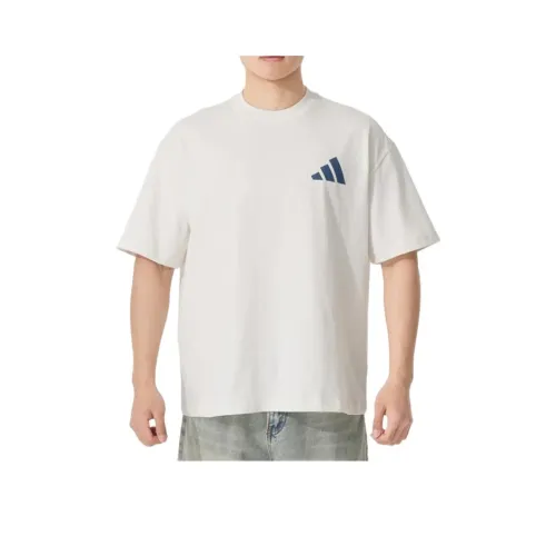Adidas Белая Унисекс Футболка