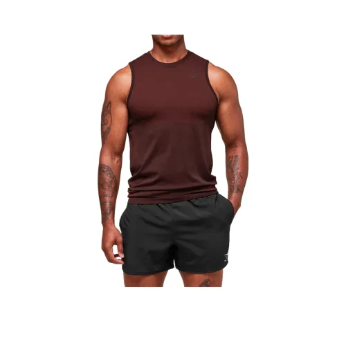 GYMSHARK Мужские майки бордового цвета