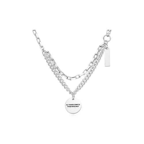 Asia Star Титановые стальные ожерелья унисекс