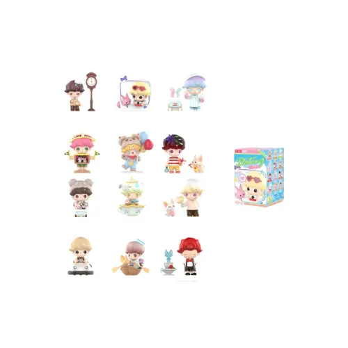 POP MART Dimoo Date Японский стиль Список Слепые коробки Один Mystery Коробка Целая коробка 12 шт