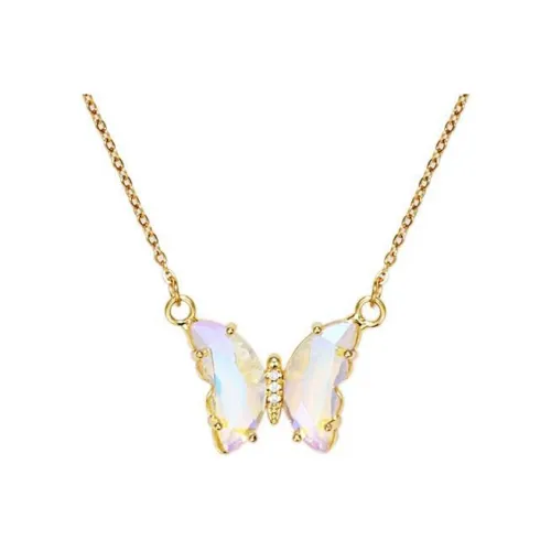 Exhibition Стекло + Титановая сталь Ожерелья Женские