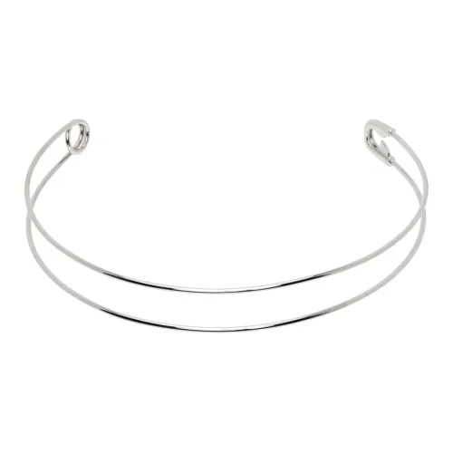 Vetements Brass Necklaces Унисекс Серебряный