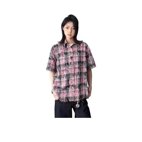 NOWSTIME Розовые Унисекс Рубашки