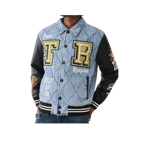 True Religion Blue Men's Denim Jackets  
True Religion Синий Мужские Джинсовые Куртки