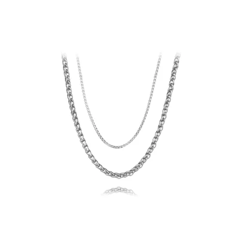 LuluCanaan Титановые стальные ожерелья для мужчин