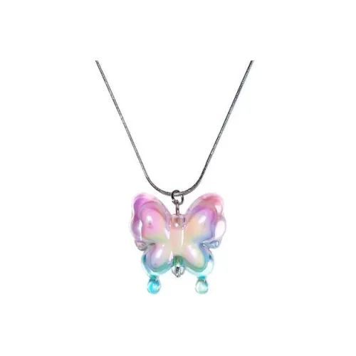 KING OF BLING Титановая сталь акрил ожерелья унисекс Год Змеи удачи