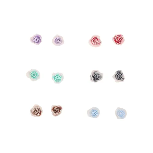 QIANTONG Пластик Серьги-гвоздики Унисекс