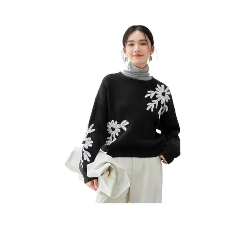 SENTUBILA Свитер Женский Классический Черный