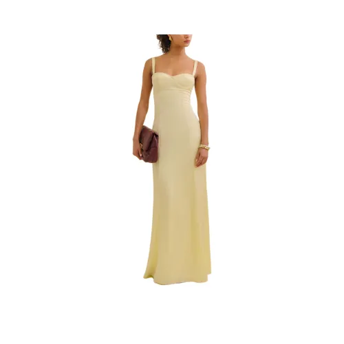 Reformation Britney Satin Dress Slip Dress Women's