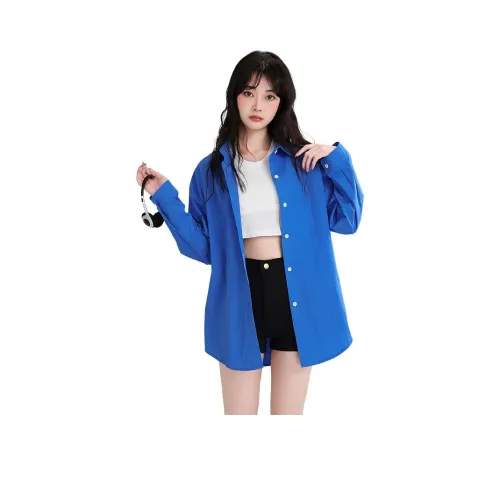 RDRE Синий Унисекс Рубашки