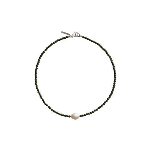 Sophie Buhai Серебряный Пресноводный жемчуг Нефритовые ожерелья Женские Черный