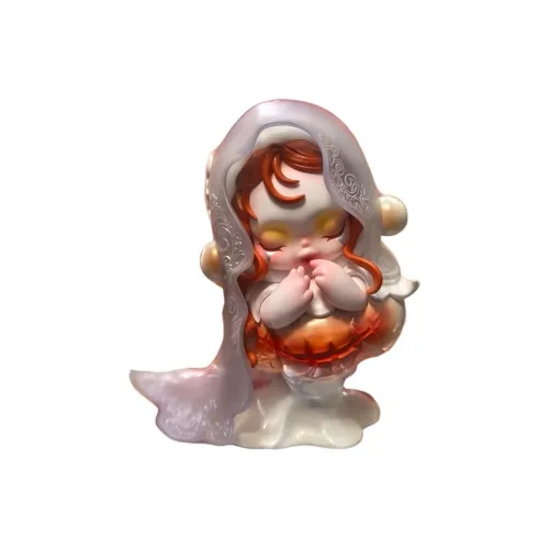 POP MART Skullpanda Thai Ограниченная серия Прозрачный Слепой Бокс с Карточкой