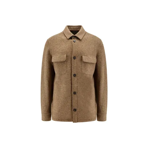 Loro Piana Светло-янтарный Мужской Куртки