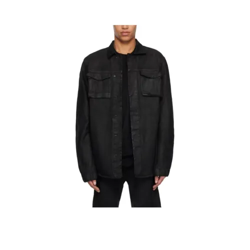 Boris Bidjan Saberi Черный Мужской Джинсовый Куртки