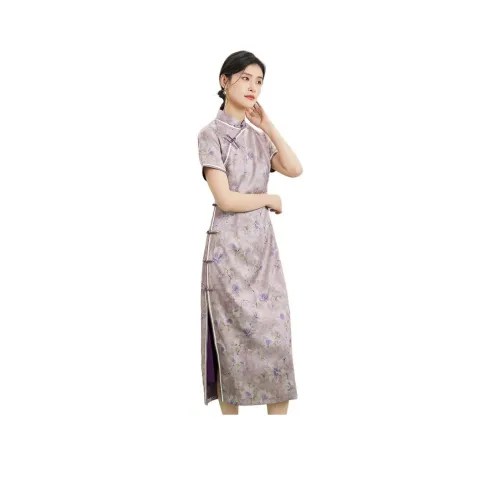 JINJU Короткий рукав Платье Женское