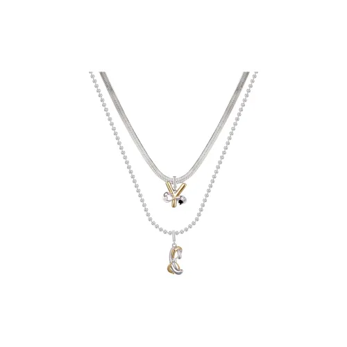 LNERATO Ожерелья с синтетическим кубическим цирконием Женские