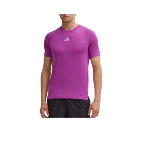 adidas Clothing Фиолетовая Мужская T-Рубашка