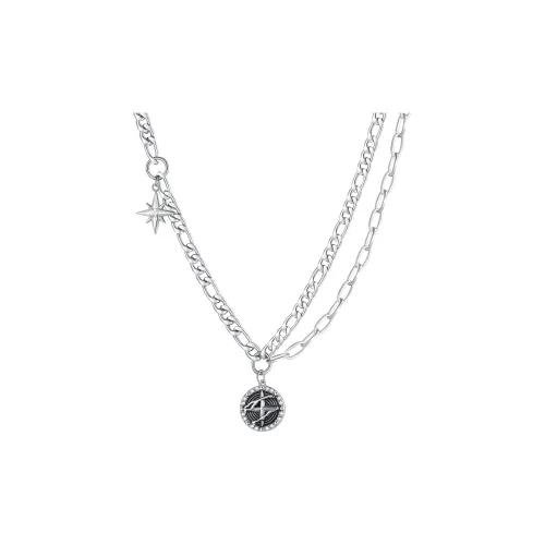 ENFANTIN Титановая сталь Стекло Ожерелья Унисекс