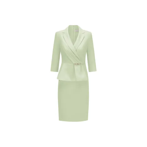 ONE SHALLOW Длинное платье с длинными рукавами женское