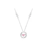 Свет Plume Ожерелье - Розовый