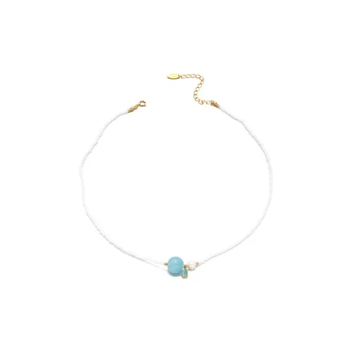 ROAELOVE Стекло Жемчужные ожерелья Женские