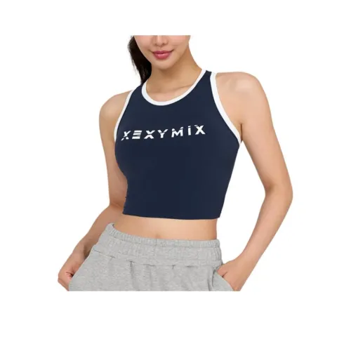 XEXYMIX Йога Топ Женский Темно-Синий