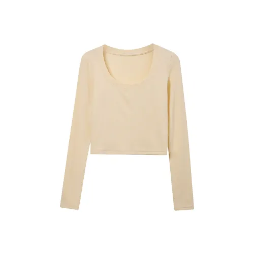 SUSANSAN T Рубашка Женская Кукурузно-желтая