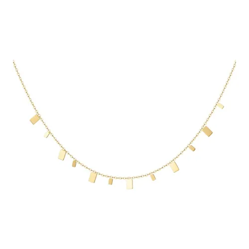 NATURALLYJOJO Титановые стальные ожерелья женские золотые