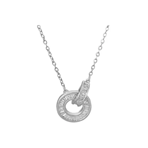 GUDS GAVE Циркон Ожерелья Унисекс Серебряный