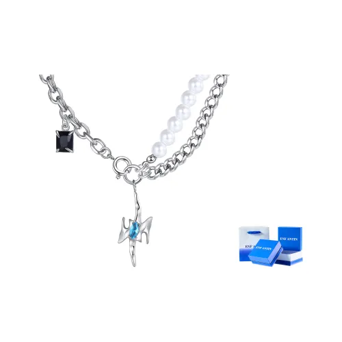ENFANTIN Титановая сталь Ожерелье Серебряное Женское