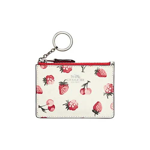 COACH Skinny Id Case Кожаный кошелек для карт держатель для карт женский цвет экрю