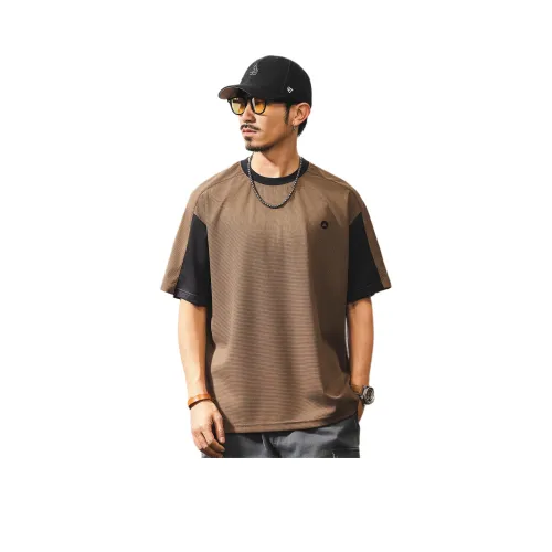 JIELEINUO Кофейный Мужской T-Рубашки