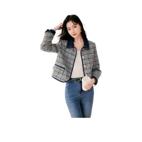 Like The Age Of Water Вельвет Feel Куртка Женская Черный Белый