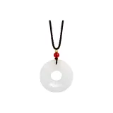 Двойной Дракон, Защита, Мир, Застежка, Ожерелье - Белый