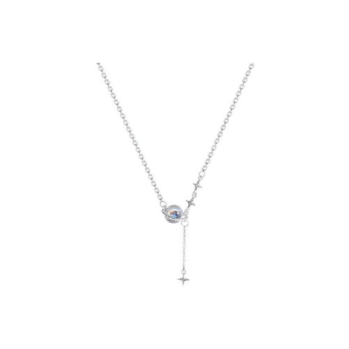 WUMZK Цветное стекло Ожерелья Унисекс