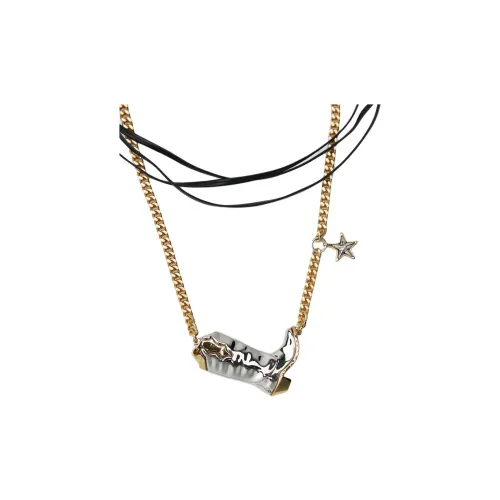 ZARA Стальные ожерелья женские золотые