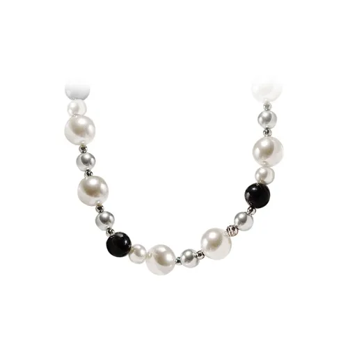 NATURALLYJOJO Искусственная жемчужина Ожерелья Женские Белый Серый