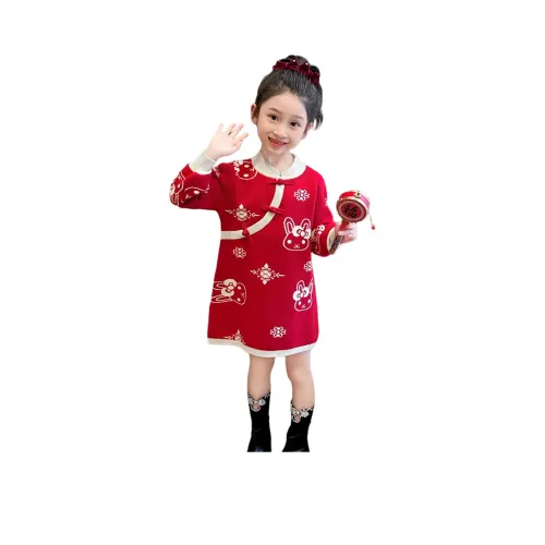 Lanza Платье Бордовое Children Возраст 3-7 лет