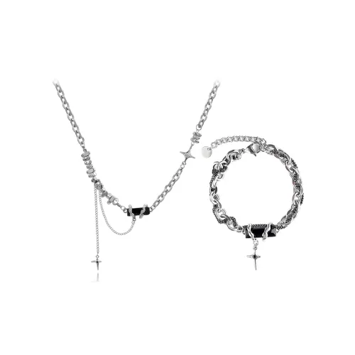 MUYAN Титановые стальные ожерелья унисекс