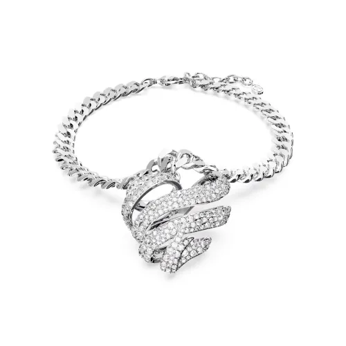 Swarovski Volta Ожерелье с родиевым покрытием Женское Белое