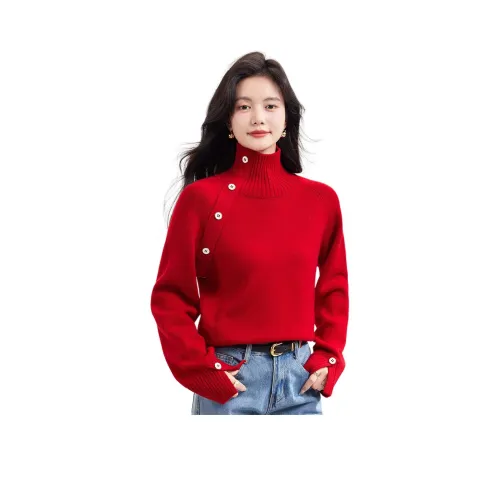 CARBAMMI Красный Женские Свитеры