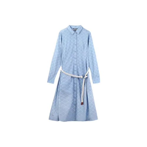 NAUTICA Длинное платье с длинными рукавами женское